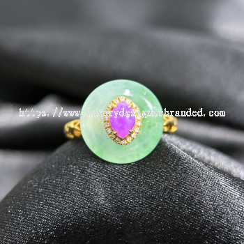 Rare Natural Pink Diamond Ring