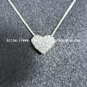 Diamond Heart Pendant with chain