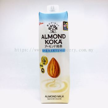 Glico Almond Koka Unsweetened Milk日本q!糖杏仁果奶1L