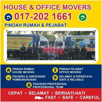 House & Office Movers in KL & Selangor