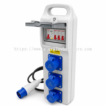 3 Way Industrial Socket Distribution Box