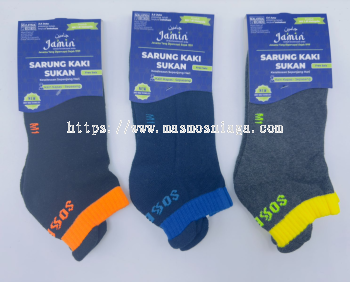 Ja'min Low Ankle Cushioned FULL COTTON Sport Socks M1