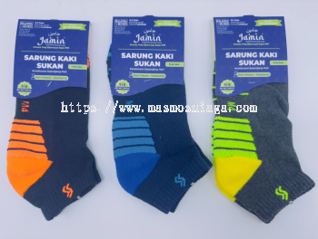 Ja'min Low Ankle Cushioned FULL COTTON Sport Socks M4