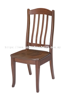 868W Solid Wooden Seat Dining Chair