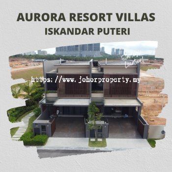 2 storey Terrace House , Aurora Sentral , Iskandar Puteri , Johor, Malaysia