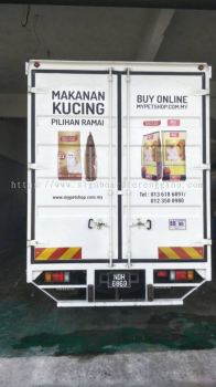 Pet Shop Sdn Bhd 10Ton Truck Lorry UV Sticker - Teluk Intan Klang