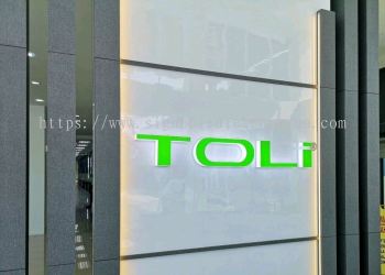 Toli Packaging Insdustries Acrylic 3D Box Up LED Lettering Signage At Klang