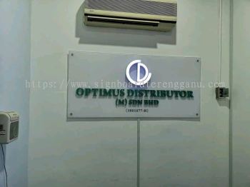 Optimus Distributor (M) Sdn Bhd 3D LED Frontlit Signage @ Kota Kemuning KL