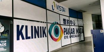 Vista Eye Klinik Pakar Mata Glass Sticker Puchong