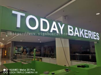 Today Bakeries 3D Box Up LED at Giant Cheras Batu 9