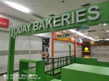 Today Bakeries 3D Box Up LED at Giant Cheras Batu 9