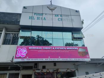 Wawasan Casket & Exports Services - Puchong - 3D LED Frontlit Signboard