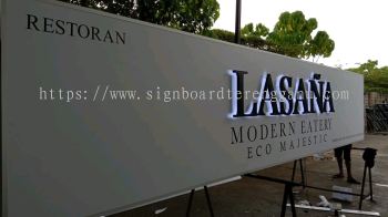 LASANA - Bangsar - 3D LED Backlit Signboard 