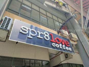 Spr8love - Ampang - 3D LED Frontlit Signboard 