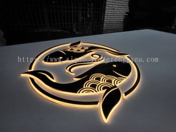 Xu Zhuang Fish Steamboat - 许木桶鱼 - Puchong - 3D LED Stainless Steel Gold Mirror Backlit Signboards