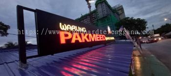 Warung - Pakmeed - Nailis Sentul - 3D LED Frontlit Signboard - Kuantan 