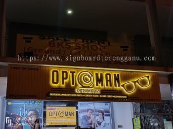 Optometry - Opt Man - Kuala Lumpur - Outdoor 3D LED Backlit Signboard  with Aluminum Panel Base 