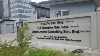 I Cat Ku Sdn Bhd - TLY Champion Sdn Bhd - Classic Journal Consulting Sdn Bhd - MDL Distribution Sdn Bhd - Subang Jaya - 3D PVC Signage 