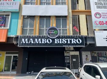 Mambo Bistro - Clud - 3D LED Frontlit Signboard  - Shah Alam 