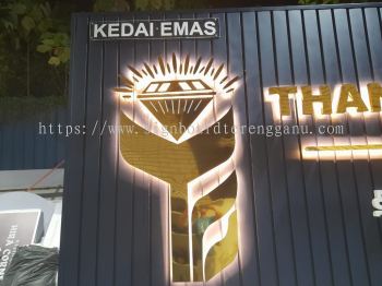 Thangaram Jewellers Sdn Bhd - 3D LED Stainless Steel Backlit with Aluminum Panel Signboard - Klang 