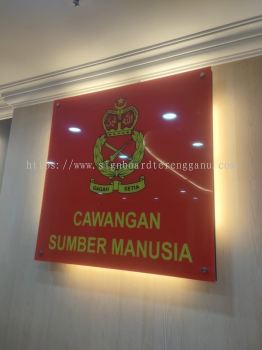 Markas Tenteka Darat Cawangan Sumber Manusia - Arcylic Poster Frame - Kuala Lumpur