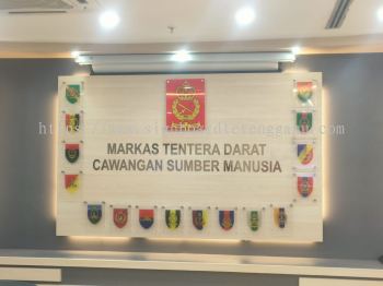 Markas Tenteka Darat Cawangan Sumber Manusia - Arcylic Poster Frame - Kuala Lumpur