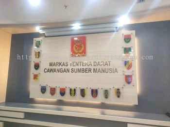 Markas Tenteka Darat Cawangan Sumber Manusia - Arcylic Poster Frame - Kuala Lumpur