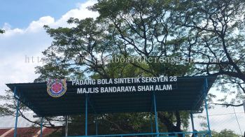 Padang Bola Sintetik Seksyen 28 Majlis Bandaraya - Outdoor 3D PVC Signboard with base - SS28 Shan Alam 