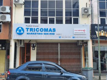 TRICOMAS EG BOX UP 3D LETTERING SIGNBOARB IN TEMERLOH 