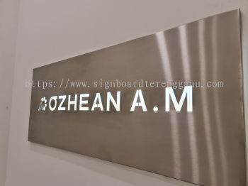 OZHEAN STAINLESS STEEL BOX UP LED SIGANGE IN DUNGUN