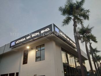 UCHIDA 3D BOX UP LED FRONTLIT SIGNAGE IN PAHANG PAKA