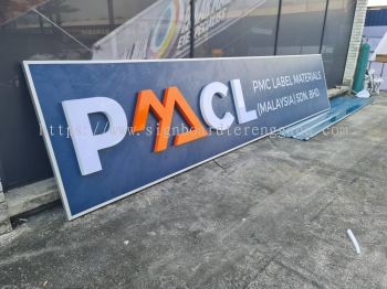 PMCL 3D LED BOX UP SIGNBOARD SIGNAGE IN TEMERLOH