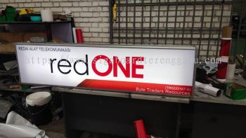 RED ONE LIGHTBOX SIGNAGE SIGNBOARD IN MARAN