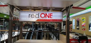 RED ONE LIGHTBOX SIGNAGE SIGNBOARD IN MARAN