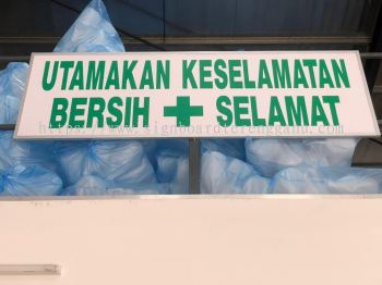 UTAMAKAN KESELAMATAN METAL G.I SIGNAGE IN KEMAMAN