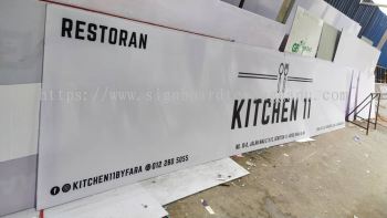 KITCHEN 11 METAL G.I SIGNAGE IN PAHANG BERA