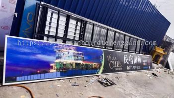 VILLA CHEE METAL G.I SIGNAGE IN PAHANG BERA