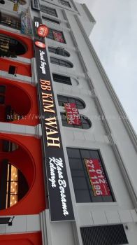 BB KIM WAH 3D BOX UP LED FRONTLIT SIGNAGE SIGNBOARD IN TEMERLOH