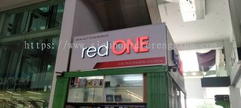 RED ONE 3D BOX UP LED FRONTLIT SIGNAGE SIGNBOARD IN PAHANG TEMERLOH