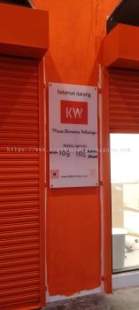 BB KIM WAH ACRYLIC POSTER FRAME SIGNAGE SIGNBOARD IN PAHANG TRIANG TERENGGANU PAKA