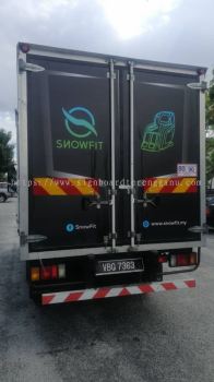 SNOWFIT TRUCK LORRY STICKER AT TERENGGANU KEMAMAN