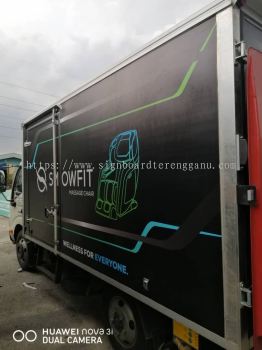 SNOWFIT TRUCK LORRY STICKER AT TERENGGANU KEMAMAN