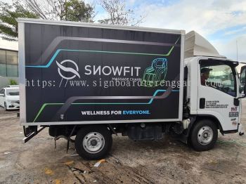 SNOWFIT TRUCK LORRY STICKER AT TERENGGANU KEMAMAN