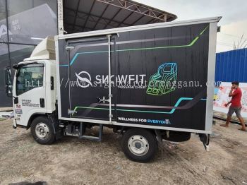 SNOWFIT TRUCK LORRY STICKER AT TERENGGANU KEMAMAN