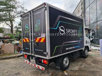 SNOWFIT TRUCK LORRY STICKER AT TERENGGANU KEMAMAN