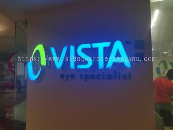 VISTA EYE 3D LED FRONTLIT SIGNAGE SIGNBOARD AT TRIANG PAHANG