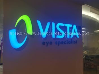 VISTA EYE 3D LED FRONTLIT SIGNAGE SIGNBOARD AT TRIANG PAHANG