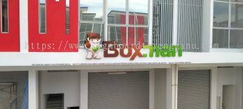 BOXMAN 3D BOX UP PVC FOAM BOARD LETTERING SIGNBOARD AT KEMAMAN TERENGGANU MALAYSIA