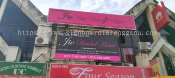 JIE BRIDAL HOUSE GIANT BIG ZIG ZAG BILLBOARD SIGNBOARD SIGNAGE AT BESUT TERENGGANU MALAYSIA