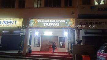 WARUNG TNK SEVEN TAWAU NORMAL LIGHTBOX SIGNBOARD AT PAKA DUNGUN TERENGGNAU MALAYSIA